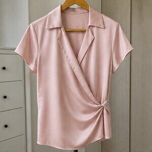 Blush Ruffle Blouse